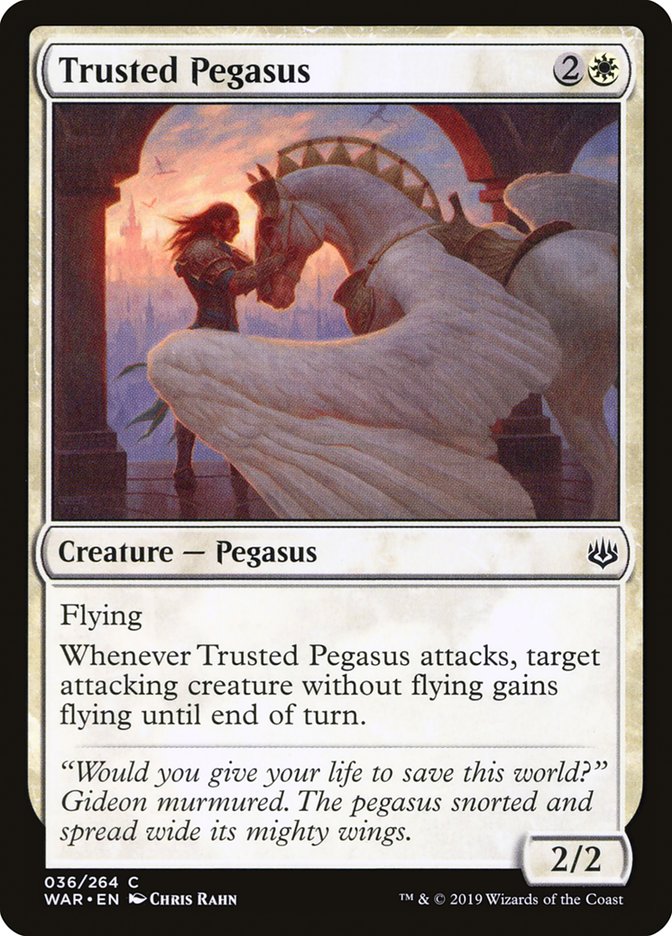 Trusted Pegasus [War of the Spark] | I Want That Stuff Brandon
