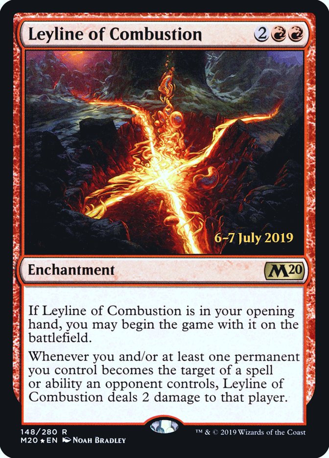 Leyline of Combustion [Core Set 2020 Prerelease Promos] | I Want That Stuff Brandon