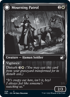 Mourning Patrol // Morning Apparition [Innistrad: Double Feature] | I Want That Stuff Brandon