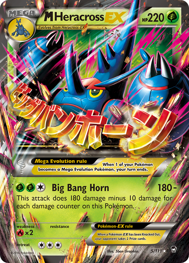 M Heracross EX (5/111) [XY: Furious Fists] | I Want That Stuff Brandon