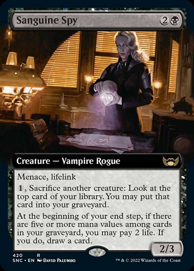 Sanguine Spy (Extended Art) [Streets of New Capenna] | I Want That Stuff Brandon