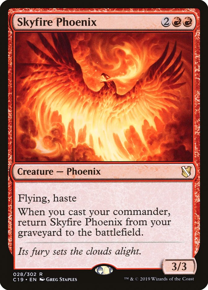 Skyfire Phoenix [Commander 2019] | I Want That Stuff Brandon