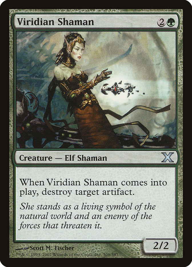 Viridian Shaman [Tenth Edition] | I Want That Stuff Brandon
