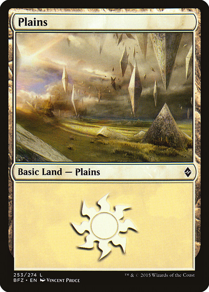 Plains (253a) [Battle for Zendikar] | I Want That Stuff Brandon