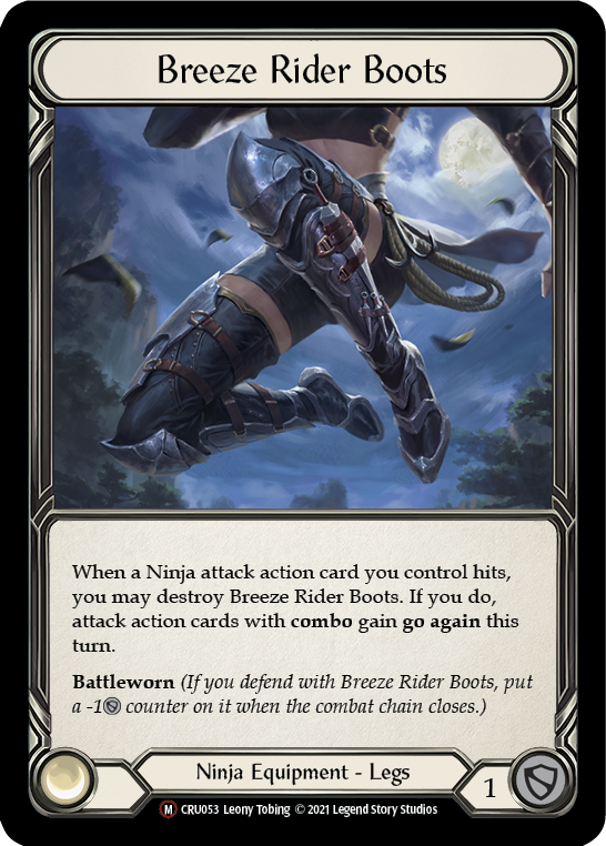 Breeze Rider Boots (Rainbow Foil) [CRU053-RF] Unlimited Rainbow Foil | I Want That Stuff Brandon