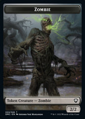 Saproling // Zombie Double-Sided Token [Dominaria United Tokens] | I Want That Stuff Brandon