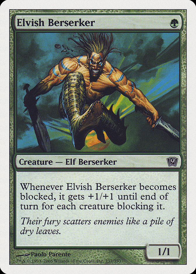 Elvish Berserker [Ninth Edition] | I Want That Stuff Brandon