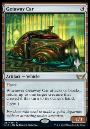Getaway Car (Promo Pack) [Streets of New Capenna Promos] | I Want That Stuff Brandon