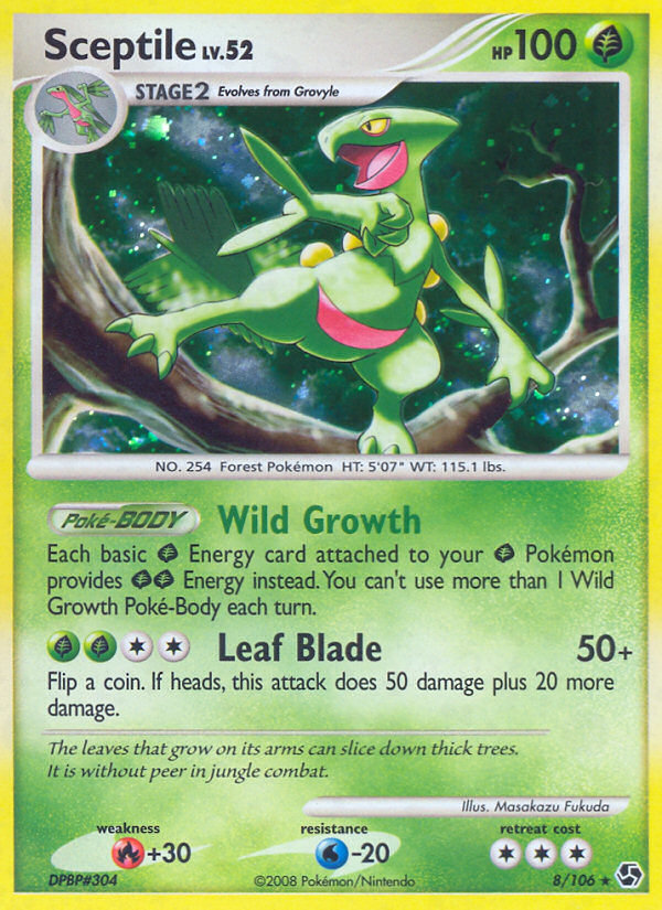 Sceptile (8/106) [Diamond & Pearl: Great Encounters] | I Want That Stuff Brandon