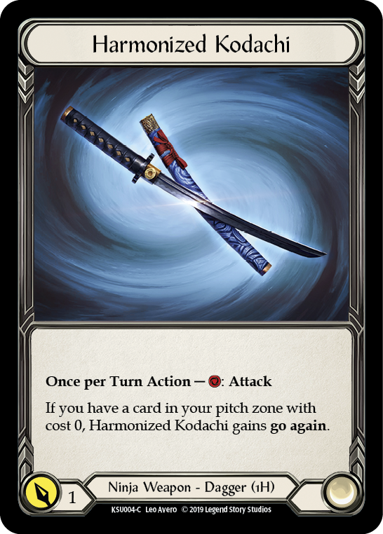 Harmonized Kodachi (Reverse) [KSU004-C] 1st Edition Normal | I Want That Stuff Brandon