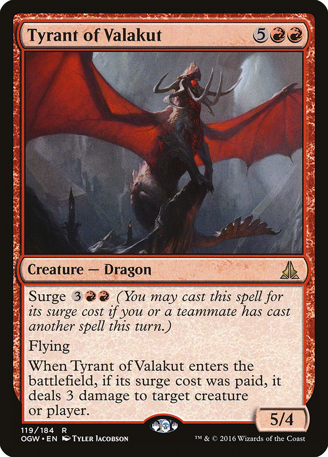 Tyrant of Valakut [Oath of the Gatewatch] | I Want That Stuff Brandon