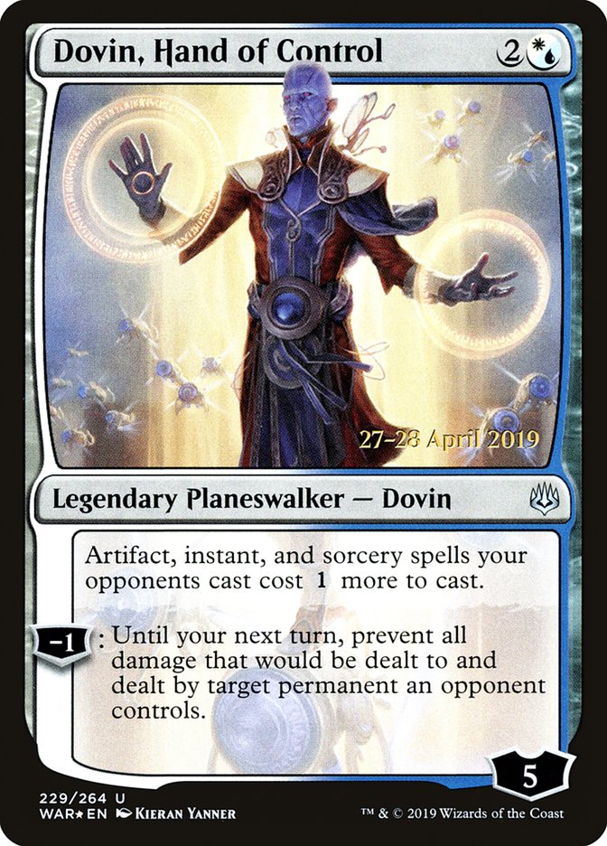 Dovin, Hand of Control [War of the Spark Prerelease Promos] | I Want That Stuff Brandon