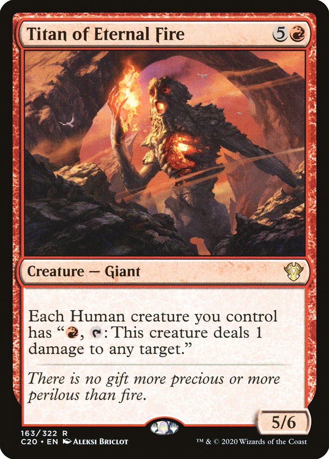 Titan of Eternal Fire [Commander 2020] | I Want That Stuff Brandon