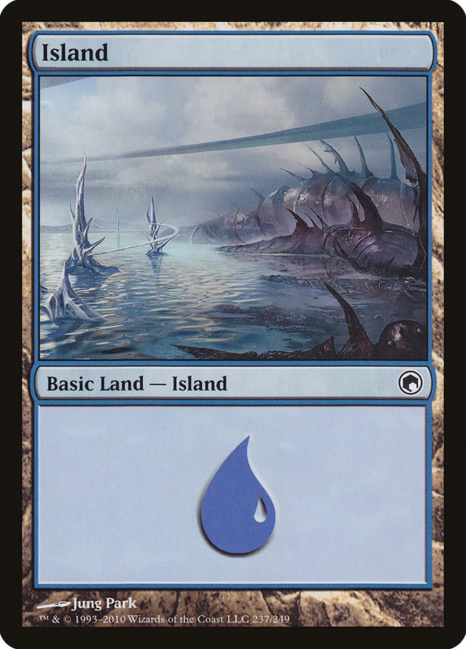 Island (237) [Scars of Mirrodin] | I Want That Stuff Brandon