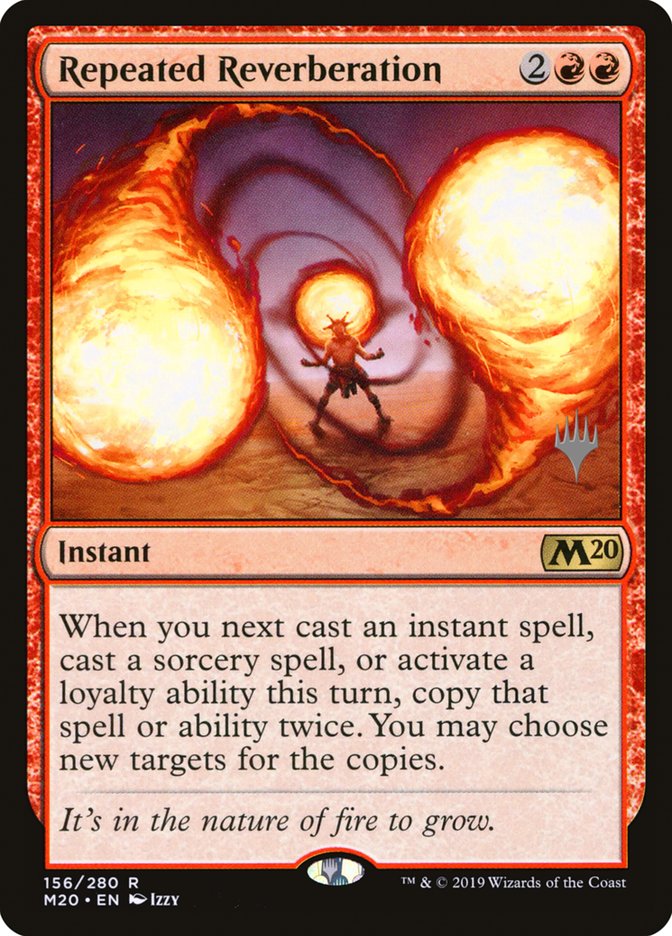 Repeated Reverberation (Promo Pack) [Core Set 2020 Promos] | I Want That Stuff Brandon