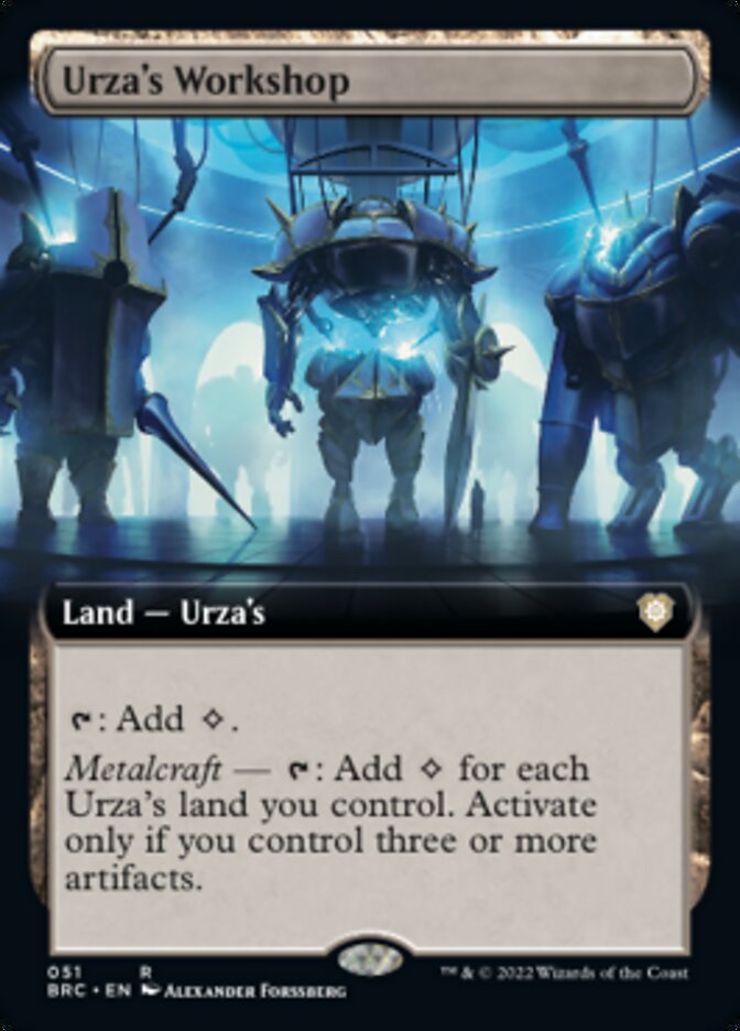 Urza's Workshop (Extended Art) [The Brothers' War Commander] | I Want That Stuff Brandon