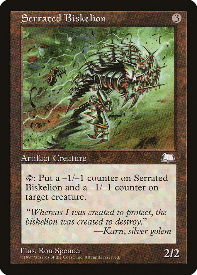 Serrated Biskelion [Weatherlight] | I Want That Stuff Brandon