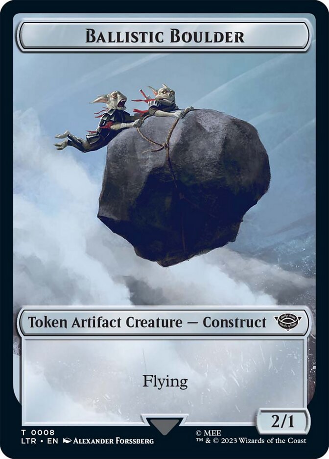 Ballistic Boulder Token [The Lord of the Rings: Tales of Middle-Earth Tokens] | I Want That Stuff Brandon