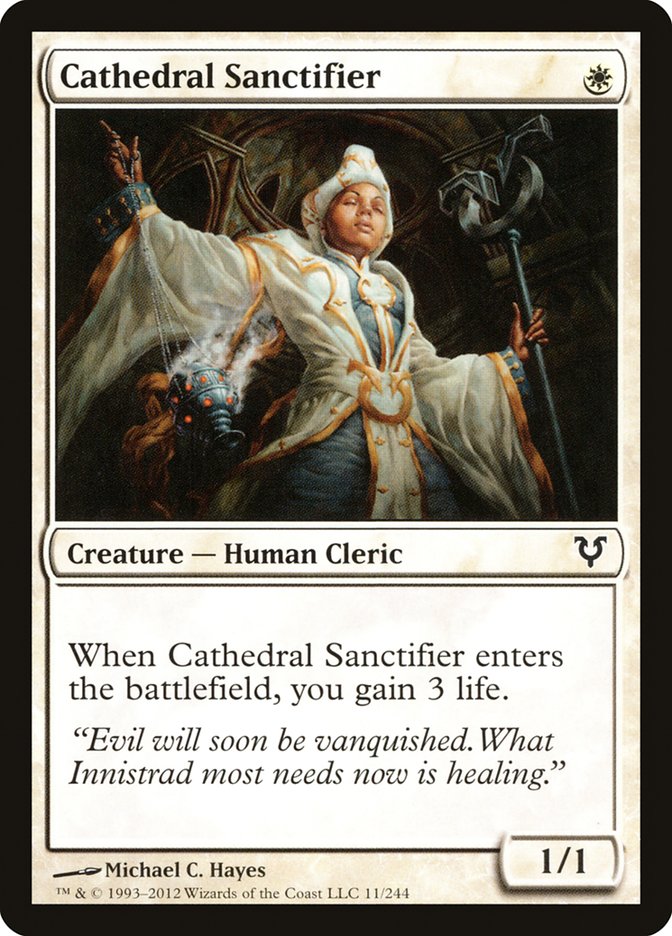 Cathedral Sanctifier [Avacyn Restored] | I Want That Stuff Brandon