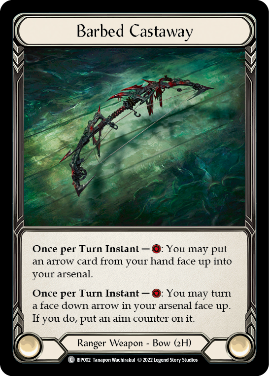 Barbed Castaway [RIP002] (Outsiders Riptide Blitz Deck) | I Want That Stuff Brandon