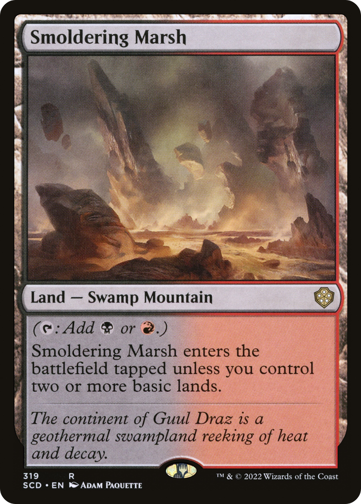 Smoldering Marsh [Starter Commander Decks] | I Want That Stuff Brandon