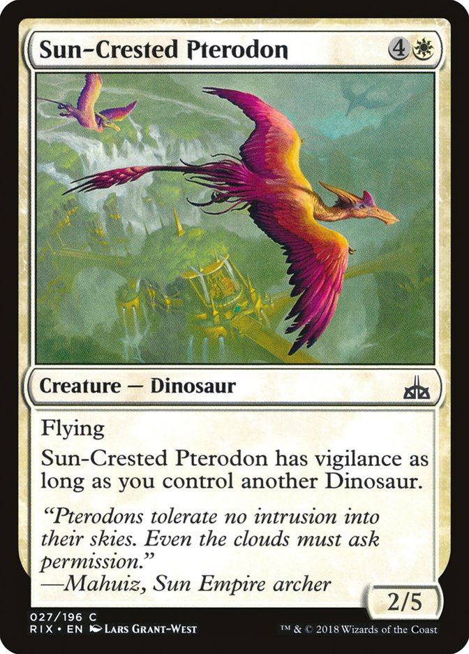 Sun-Crested Pterodon [Rivals of Ixalan] | I Want That Stuff Brandon