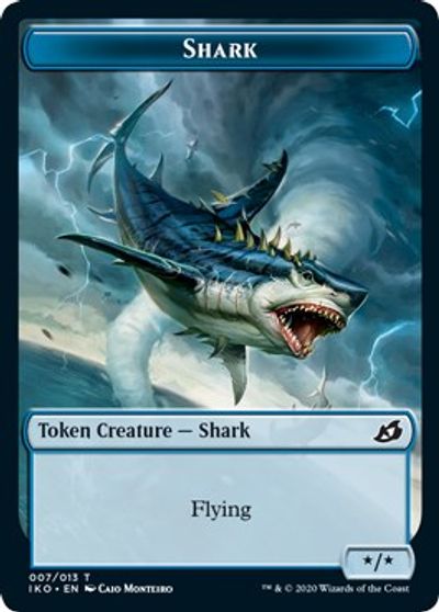 Pegasus // Shark Double-Sided Token [Challenger Decks 2021 Tokens] | I Want That Stuff Brandon