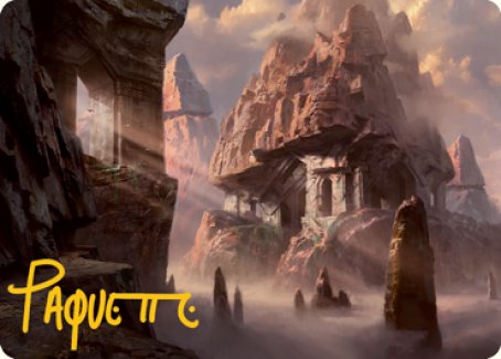 Mountain (277) Art Card (Gold-Stamped Signature) [Dungeons & Dragons: Adventures in the Forgotten Realms Art Series] | I Want That Stuff Brandon