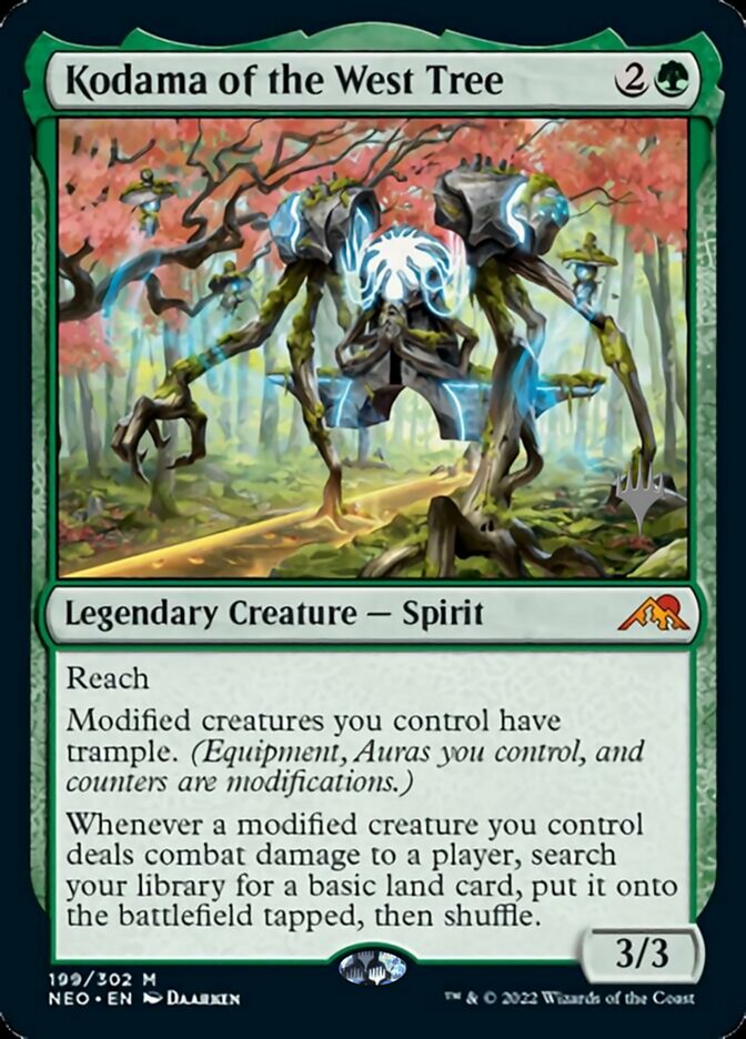 Kodama of the West Tree (Promo Pack) [Kamigawa: Neon Dynasty Promos] | I Want That Stuff Brandon