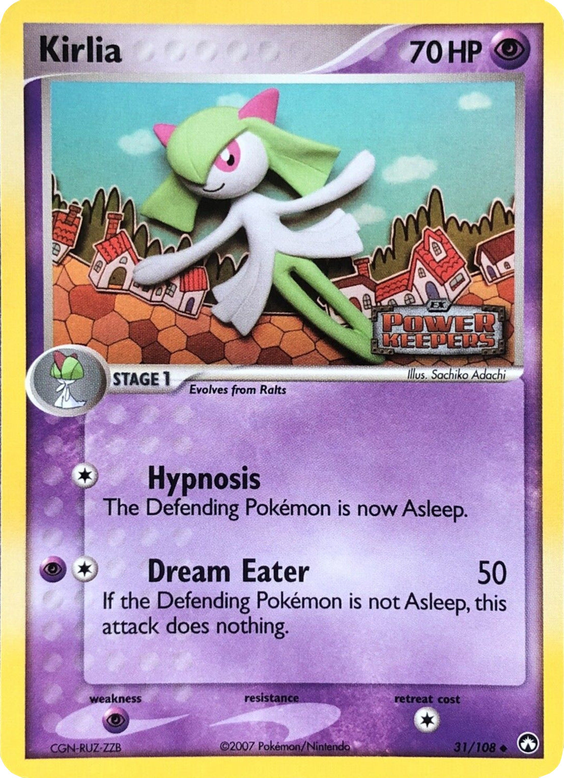 Kirlia (31/108) (Stamped) [EX: Power Keepers] | I Want That Stuff Brandon