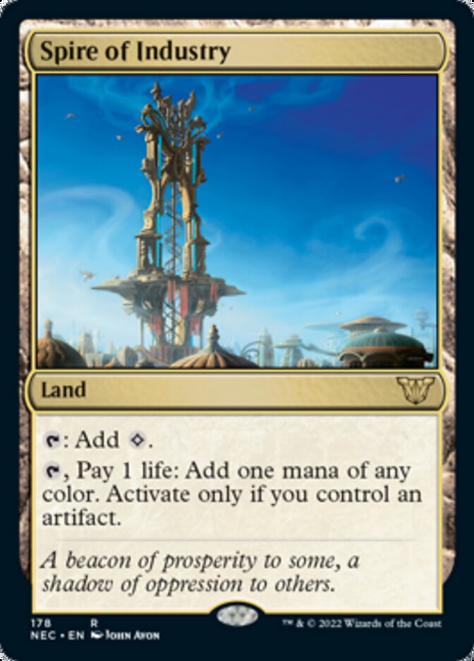 Spire of Industry [Kamigawa: Neon Dynasty Commander] | I Want That Stuff Brandon