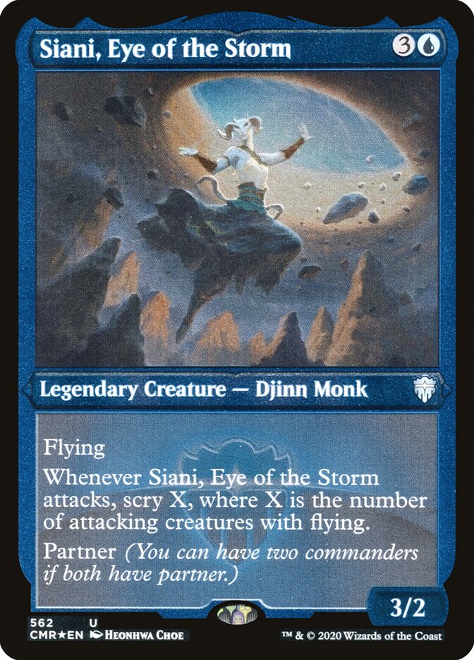Siani, Eye of the Storm (Etched) [Commander Legends] | I Want That Stuff Brandon