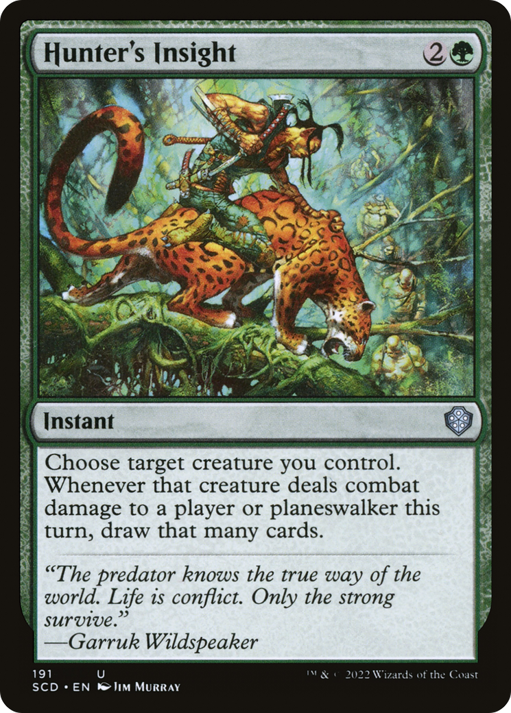 Hunter's Insight [Starter Commander Decks] | I Want That Stuff Brandon