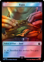 Alien Rhino // Food (0059) Double-Sided Token (Surge Foil) [Doctor Who Tokens] | I Want That Stuff Brandon