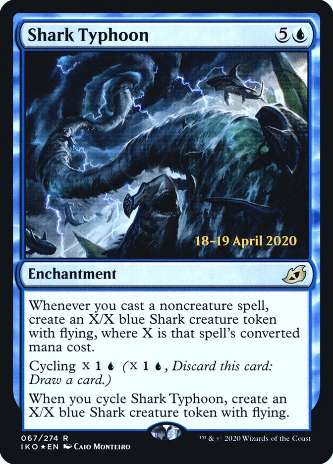 Shark Typhoon [Ikoria: Lair of Behemoths Prerelease Promos] | I Want That Stuff Brandon