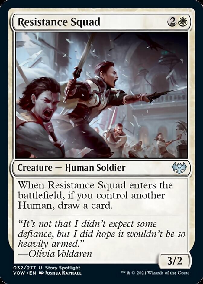 Resistance Squad [Innistrad: Crimson Vow] | I Want That Stuff Brandon