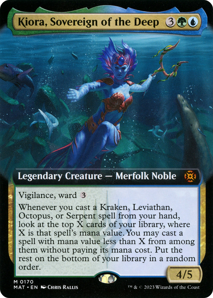 Kiora, Sovereign of the Deep (Extended Art) [March of the Machine: The Aftermath] | I Want That Stuff Brandon
