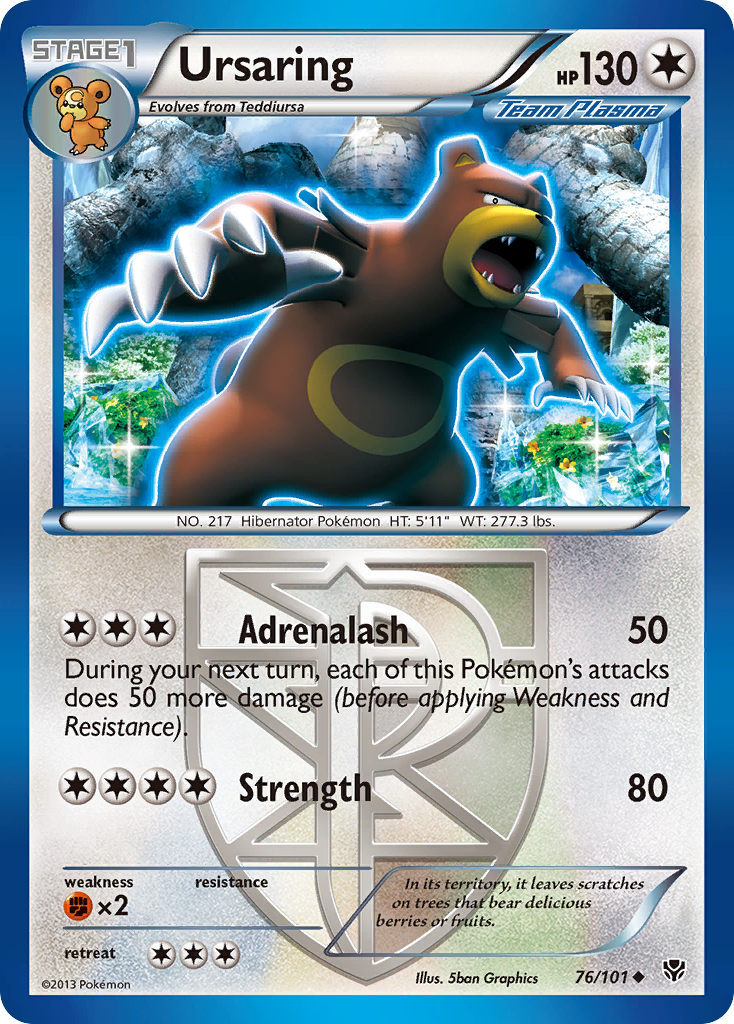 Ursaring (76/101) [Black & White: Plasma Blast] | I Want That Stuff Brandon