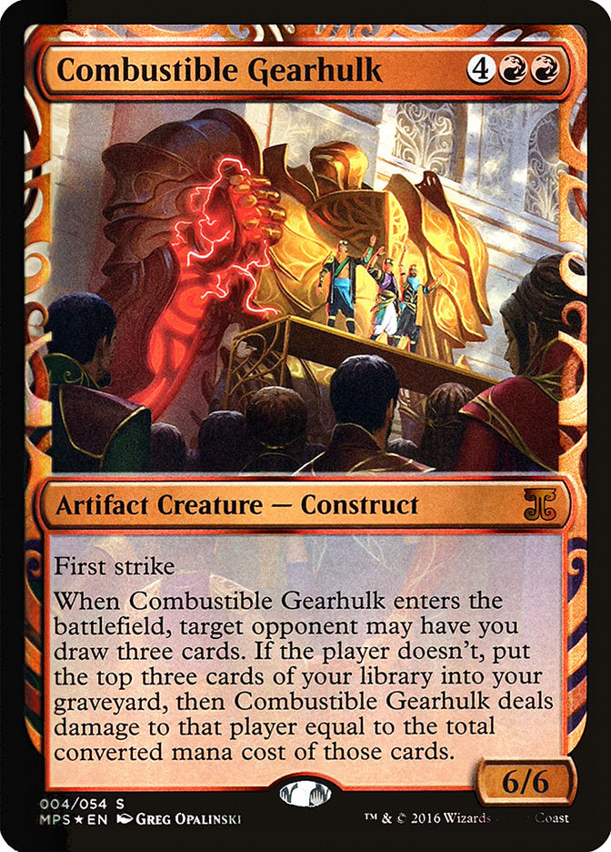 Combustible Gearhulk [Kaladesh Inventions] | I Want That Stuff Brandon