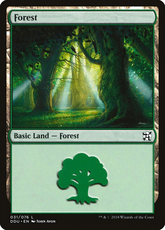 Forest (31) [Duel Decks: Elves vs. Inventors] | I Want That Stuff Brandon