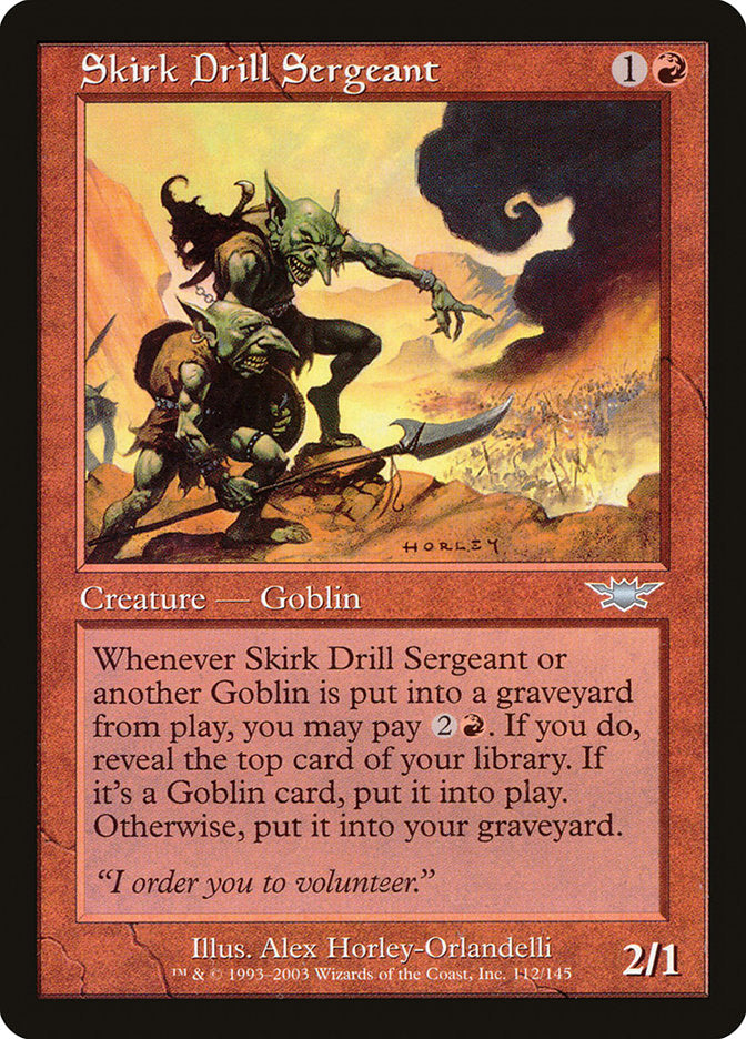 Skirk Drill Sergeant [Legions] | I Want That Stuff Brandon