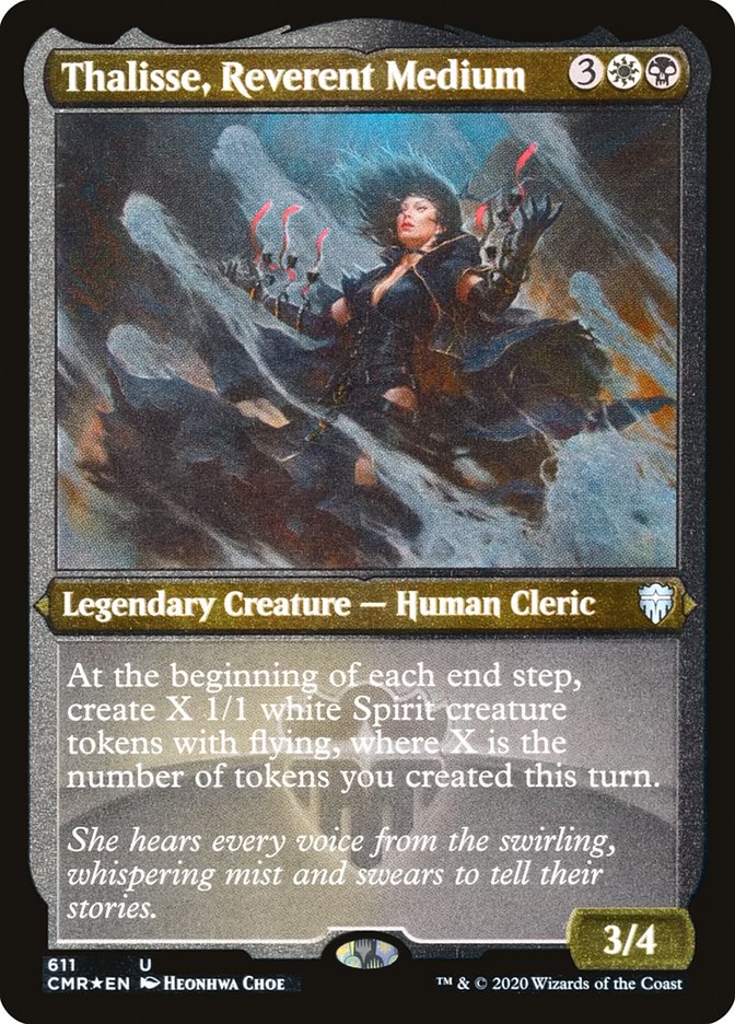 Thalisse, Reverent Medium (Etched) [Commander Legends] | I Want That Stuff Brandon