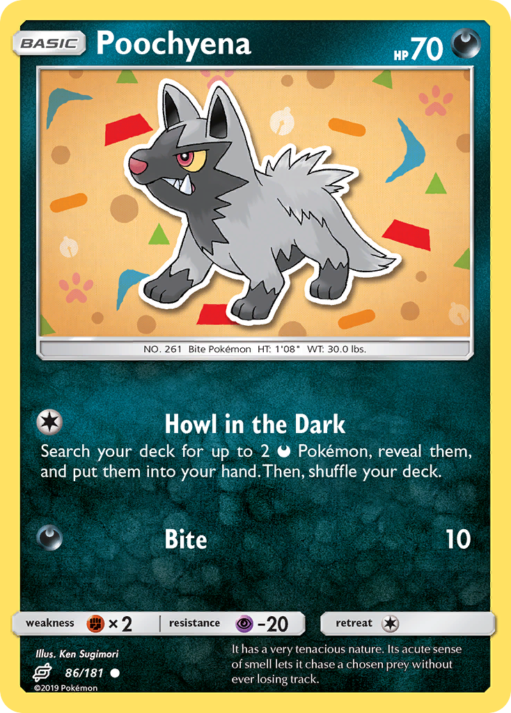 Poochyena (86/181) [Sun & Moon: Team Up] | I Want That Stuff Brandon