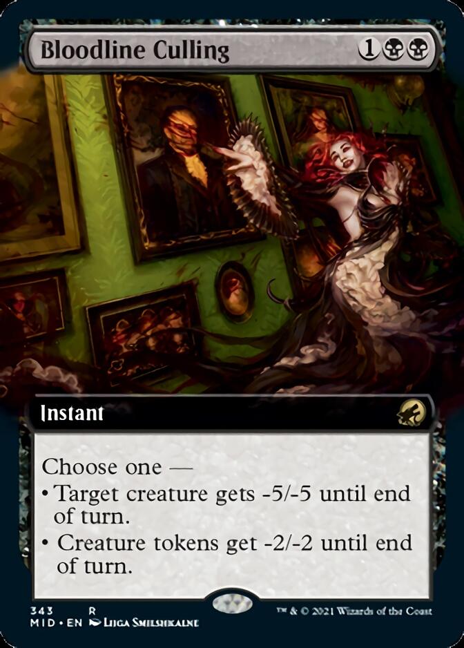 Bloodline Culling (Extended Art) [Innistrad: Midnight Hunt] | I Want That Stuff Brandon