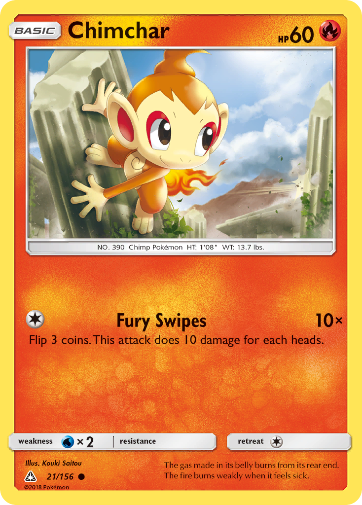 Chimchar (21/156) [Sun & Moon: Ultra Prism] | I Want That Stuff Brandon