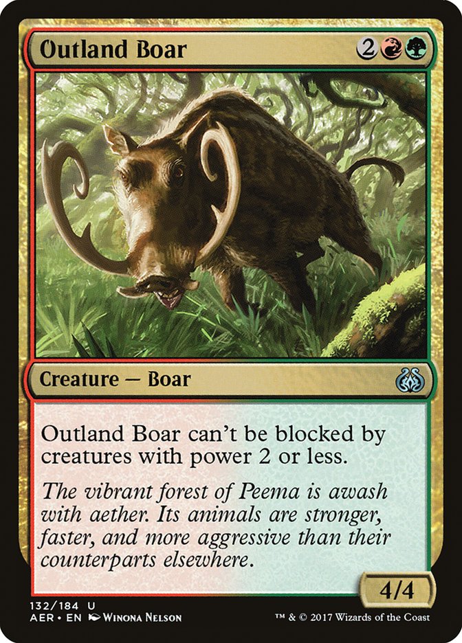 Outland Boar [Aether Revolt] | I Want That Stuff Brandon