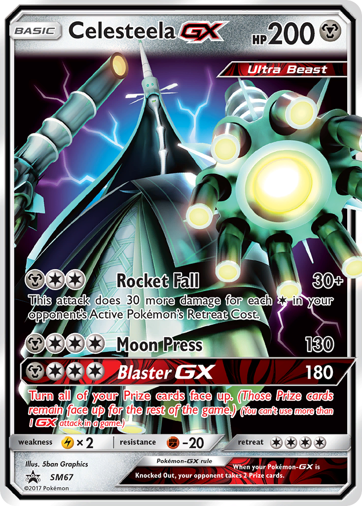 Celesteela GX (SM67) [Sun & Moon: Black Star Promos] | I Want That Stuff Brandon