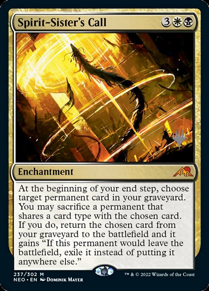 Spirit-Sister's Call (Promo Pack) [Kamigawa: Neon Dynasty Promos] | I Want That Stuff Brandon