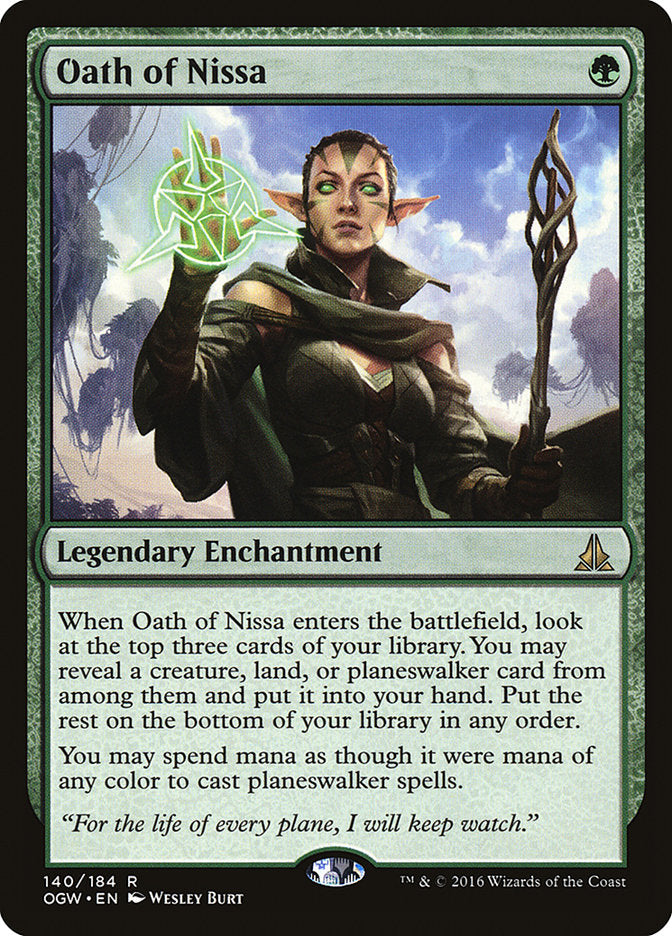 Oath of Nissa [Oath of the Gatewatch] | I Want That Stuff Brandon