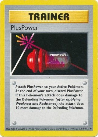 PlusPower (84/102) [Base Set Shadowless Unlimited] | I Want That Stuff Brandon